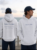 SALTLINE SIGNATURE HOODIE-Light Heather Grey
